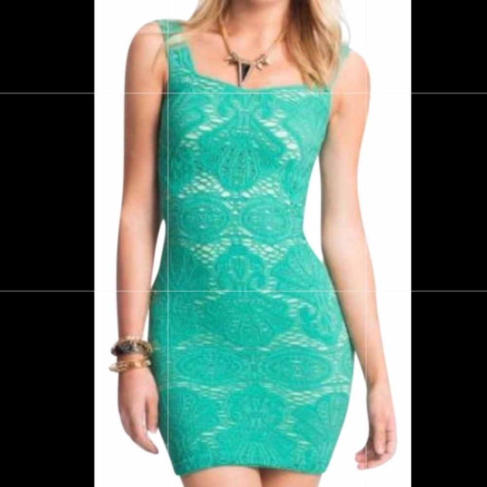 Free People Intimately Turquoise Green Dress